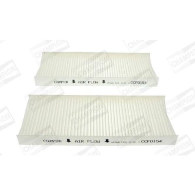 Imagem de CHAMPION CCF0154 Filtro, ar do habitáculo Filtro de pólen, partículas 260 102 25 NISSAN: NP300 Navara Pick Up, up