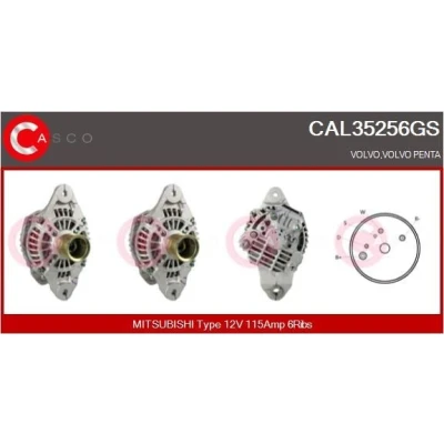 Imagem de CASCO CAL15406AS Alternador 12V 150A AUDI: A4 B8 Avant