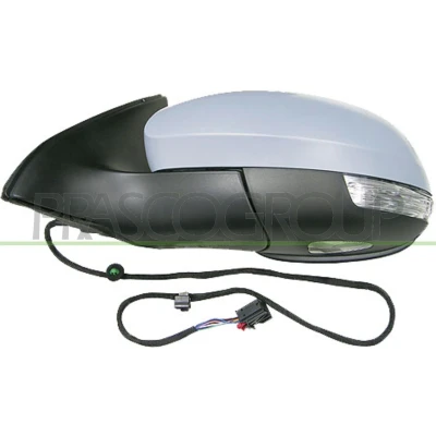 Imagem de Espelho retrovisor Prasco VG8077374P esquerda com subcapa elétrico aquecível, dobrável electricamente, sem cor, não esférico VOLKSWAGEN: Tiguan I