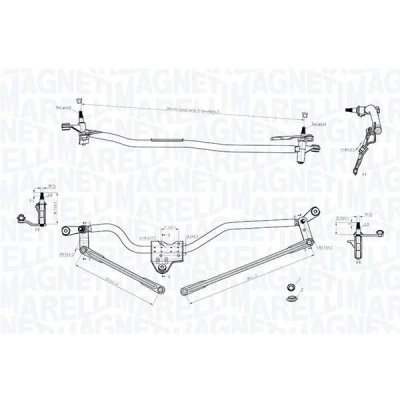 Imagem de Tirante de limpa vidros MAGNETI MARELLI 085570750010