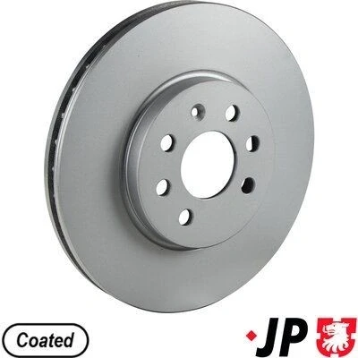 Imagem de JP GROUP 1263104400 Disco de travão Eixo dianteiro 280 25 4 ventilado revestido OPEL: Combo C Van / Carrinha, Meriva A, Tour