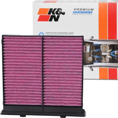 Imagem de K&amp;N Filters DVF5058 Filtro, ar do habitáculo Filtro de carvão ativado 235mm 57mm quadrangular SUBARU: Impreza III Sedan, Forester IV