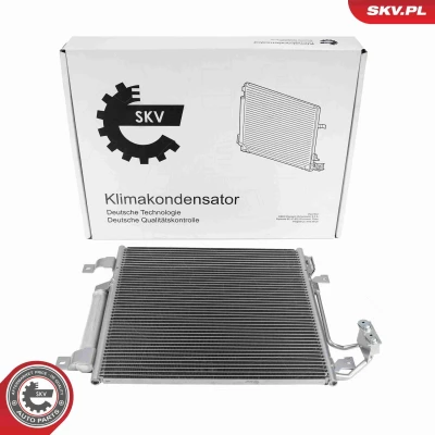 Imagem de ESEN SKV 86SKV496 Condensador sem secador Alumínio 459mm JEEP: Wrangler III SUV (JK) 2.8 CRD, 3.6 V6, 3.8 RWD, 2007 2011