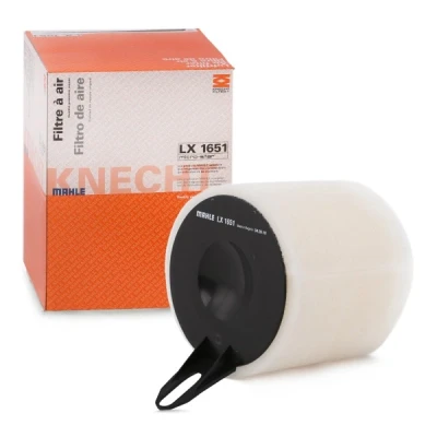 Imagem de MAHLE ORIGINAL LX 1651 Filtro de ar 199,0 137,0, 127 160,5 Cartucho filtrante BMW: 3 Sedan, Touring, Coupe