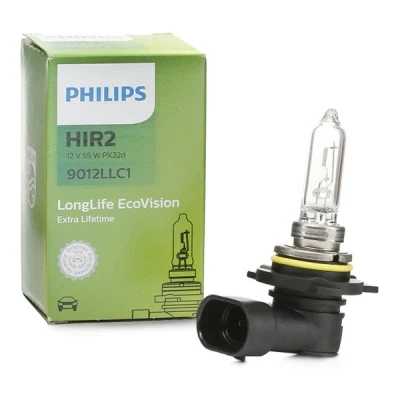Imagem de PHILIPS 9012LLC1 Lâmpada, farol de longo alcance HIR2 12V 55W 3700K Halogéneo OPEL: Insignia A Sports Tourer, Zafira C Sedan