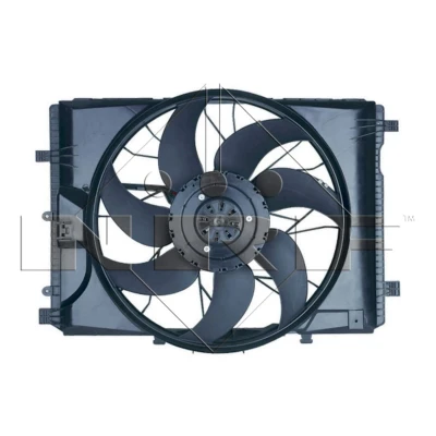 Imagem de NRF 47848 ventilador de radiador 12 400 com estrutura do (caixilho), Motor sem escovas MERCEDES BENZ: Classe C T modell endado,