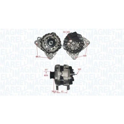 Imagem de MAGNETI MARELLI 063735695010 Alternador 12V 110A