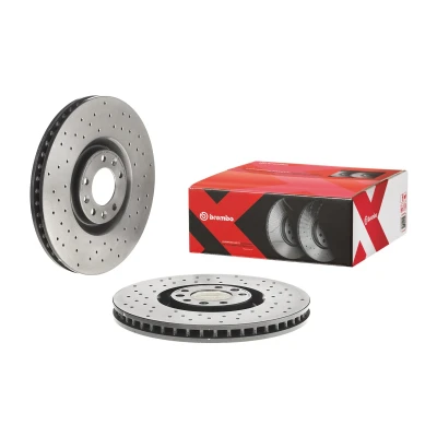 Imagem de BREMBO XTRA LINE 09.A829.1X Disco de travão 340 30 5 perfurado/ventilado revestido alto carbono com parafusos PEUGEOT: RCZ Coupe