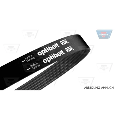 Imagem de OPTIBELT 8 PK 1165 Correia trapezoidal estriada EPDM (borracha de etileno propileno dieno) CST11