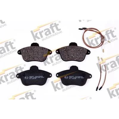 Imagem de KRAFT 6006000 Jogo de pastilhas para travão disco Eixo dianteiro incl. contacto aviso desgaste RENAULT: CLIO 2, PEUGEOT: 406 Sedan
