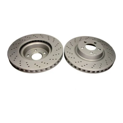 Imagem de QUARO QD1457 Disco de travão Eixo dianteiro 335 32 5 112 perfurado/ventilado pintado alto carbono sem cubo roda, pernos fixação da roda