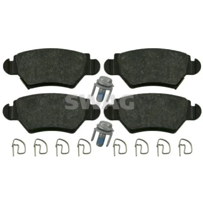 Imagem de SWAG 40 91 6445 Jogo de pastilhas para travão disco OPEL: Corsa C Hatchback, Zafira A, Astra H Van