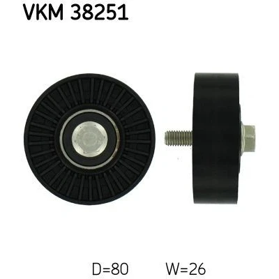Imagem de SKF VKM 38251 Polia de Desvio com material fixação BMW: 1 Hatchback, 3 Touring, 5 Sedan