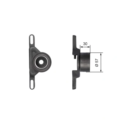 Imagem de GATES FleetRunner Micro V Stretch Fit T41147 Rolo tensor, correia dentada FORD: Sierra Mk2 Hatchback, FIESTA 3