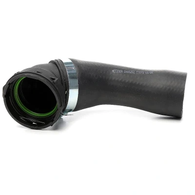 Imagem de METZGER 2400252 Mangueira Para o Turbocompressor Borracha com entretela tubagem sem sensor, braçadeira BMW: 5 Sedan, Touring