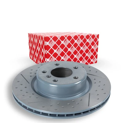 Imagem de FEBI BILSTEIN 105722 Disco de travão Eixo traseiro 345 24 5 120 perfurado/ventilado revestido alto carbono BMW: 3 Touring, 1 Hatchback, Sedan