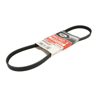 Imagem de GATES Micro V Stretch Fit 4PK906SF Correia trapezoidal estriada 906 4 PA (poliamida), EPDM (borracha de etileno propileno dieno) CHRYSLER: VOYAGER