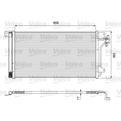 Imagem de Condensador, ar condicionado VALEO 814015