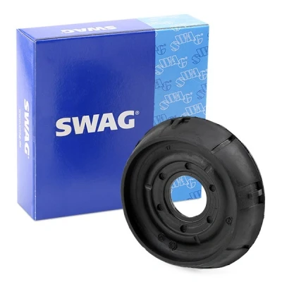 Imagem de SWAG 60 54 0009 Suporte de apoio do conjunto mola / amortecedor Eixo dianteiro sem rolamentos esferas Borracha RENAULT: CLIO 2, 2 Kasten