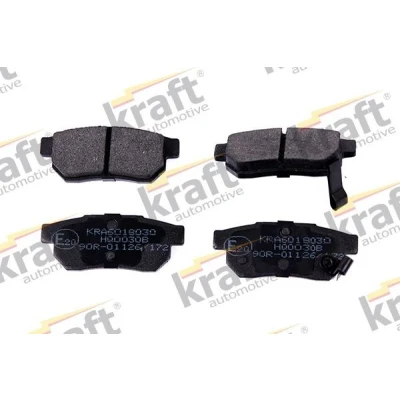 Imagem de KRAFT 6018030 Jogo de pastilhas para travão disco Eixo traseiro incl. contacto aviso desgaste HONDA: CIVIC V Hatchback, 6 Hatchback