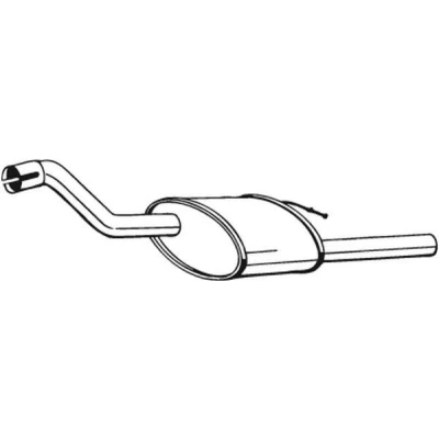 Imagem de BOSAL 154 331 Panela de escape traseira