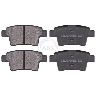 Imagem de A.B.S. 37597 Jogo de pastilhas para travão disco sem sensor desgaste integrado CITROËN: C4 I Grand Picasso, Picasso 2, 1