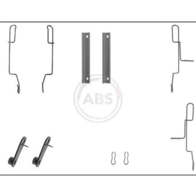 Imagem de A.B.S. 1188Q Kit de acessórios, pastilhas travão PEUGEOT: 106 I Hatchback, II 306 Cabrio, CITROËN: AX
