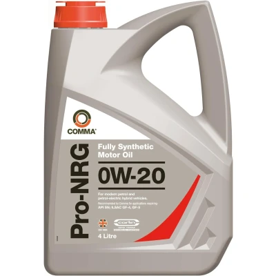 Imagem de Comma Pro Nrg 0W 20 4l Óleo do motor NRG4L MITSUBISHI: L200 III Pick up, COLT 6, Space Star, TOYOTA: Yaris Hatchback, Aygo, Auris Carrinha