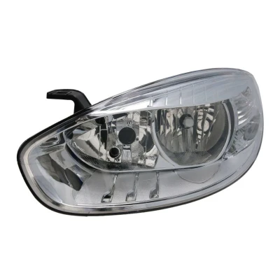 Imagem de TYC 20 12718 05 2 Farol Principal esquerda H7/H7 crómio para circulação pela direita com motor elétrico