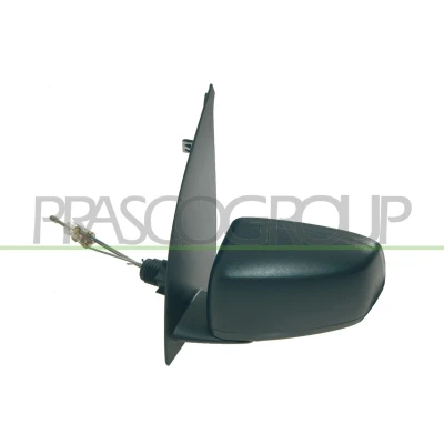 Imagem de Espelho retrovisor Prasco FT1227114P Premium esquerda preto manual ajustável pelo interior, ajuste: por cabo de aço, convexo FIAT: Panda II Hatchback