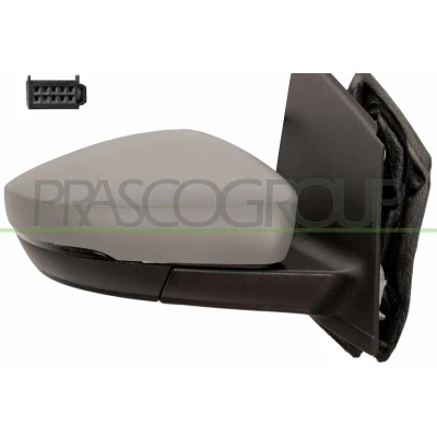 Imagem de Espelho retrovisor Prasco Premium VG0237145P à direita com subcapa elétrico ajustável pelo interior VOLKSWAGEN: Polo V Hatchback