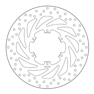 Imagem de BREMBO Disco de travão à frente 300mm 5mm 6 perfurado 68B407G5 Discos