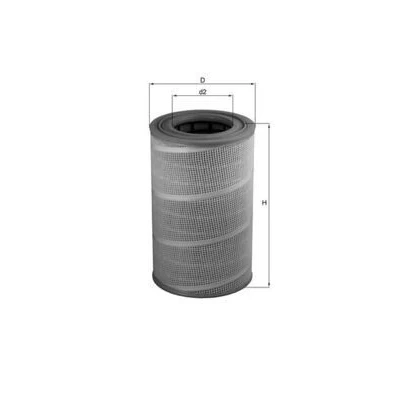 Imagem de MAHLE ORIGINAL LX 612 Filtro de ar 483,0 303,0 Cartucho filtrante