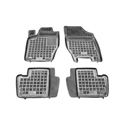 Imagem de REZAW PLAST 201206 Conjunto de tapete chão Borracha à frente e atrás 3 preto medida CITROËN: C4 I Hatchback, PEUGEOT: 307 Hatchback