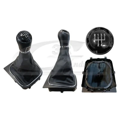 Imagem de 3RG 25774 Revestimento da alavanca caixa de velocidades 12mm preto VOLKSWAGEN: Golf 5, 6, 5