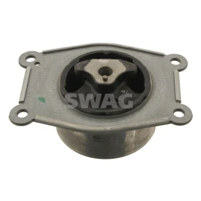 Imagem de SWAG 40 93 0107 Suporte, motor à frente, lado esquerdo Rolamento de borracha e metal branco OPEL: Astra H Hatchback, Caravan, GTC