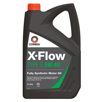 Imagem de Comma X Flow G 5W 40 5l Óleo do motor XFG5L VOLKSWAGEN: Golf 4, 5, Polo IV Hatchback, AUDI: A3 A4 B6 Sedan, Avant