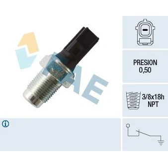 Imagem de FAE 12615 Sensor Pressão do Óleo 3/8x18h NPT 0,5 FORD: MONDEO 3 Kombi