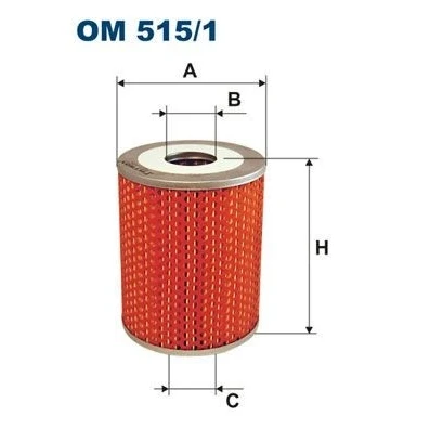 Imagem de FILTRON OM 515/1 Filtro de óleo Cartucho filtrante