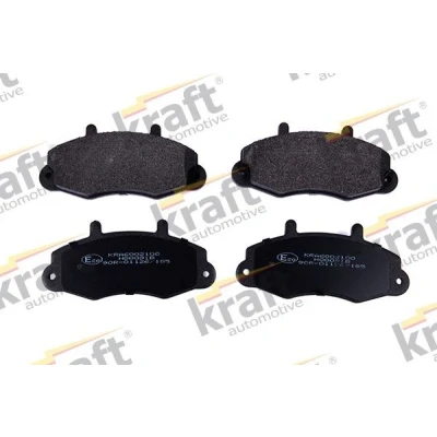Imagem de KRAFT 6002100 Jogo de pastilhas para travão disco Eixo dianteiro FORD: Transit Mk4 Van, Minibus, Mk3 Van