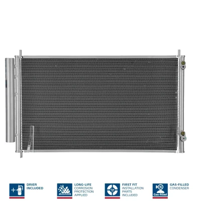 Imagem de NISSENS 940489 Condensador com secador Alumínio 646 R 134a