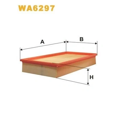 Imagem de WIX FILTERS WA6297 Filtro de ar 57mm 190mm 335mm Cartucho filtrante MERCEDES BENZ: Classe E Sedan, T modell