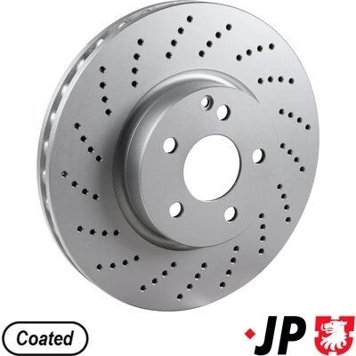 Imagem de JP GROUP 1363101800 Disco de travão Eixo dianteiro 322 32 5 ventilado revestido MERCEDES BENZ: Classe E Sedan, C T modell, modell