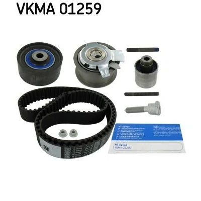 Imagem de SKF VKMA 01259 Jogo de correias dentadas 141 com perfil dentado arredondado VOLKSWAGEN: Touran I, Passat B6 Variant, Golf 5, AUDI: A3 Hatchback