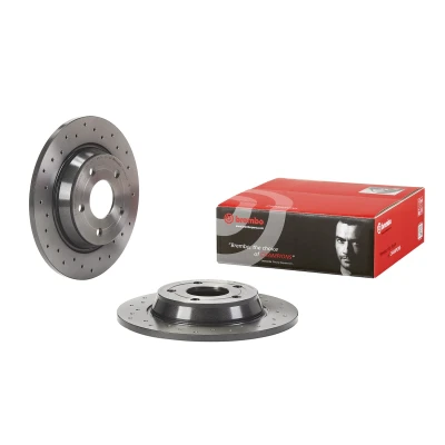 Imagem de BREMBO 08.D864.1X Disco de travão 271 11 5 cheio, perfurado revestido FORD: Focus Mk4 Hatchback, Turnier