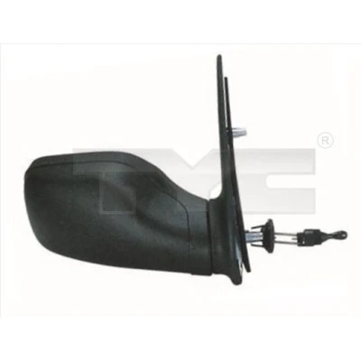 Imagem de Espelho retrovisor Tyc 326 0003 à direita preto ajuste: por cabo de aço, convexo, rebatível manualmente PEUGEOT: 106 I Hatchback, II Hatchback