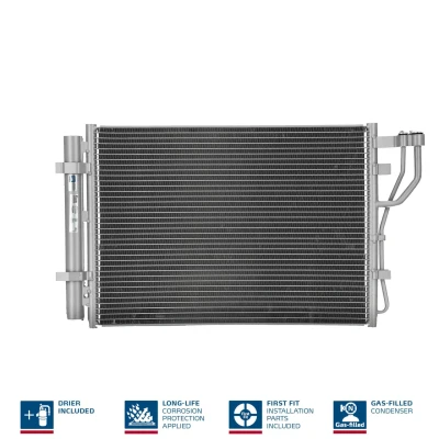 Imagem de NISSENS 940251 Condensador com secador Alumínio 545 R 134a KIA: Venga