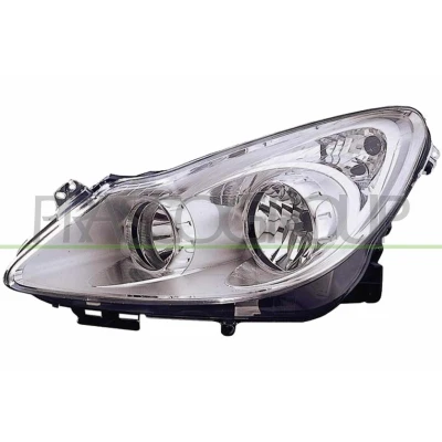 Imagem de PRASCO OP0344904 Farol Principal esquerda H7, H1 crómio sem motor de regulação do alcance dos faróis OPEL: Corsa D Hatchback