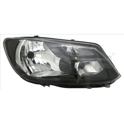 Imagem de TYC 20 12474 15 2 Farol Principal esquerda H4, P21/5W com luz de circulação diurna para pela direita motor elétrico VOLKSWAGEN: Caddy 3