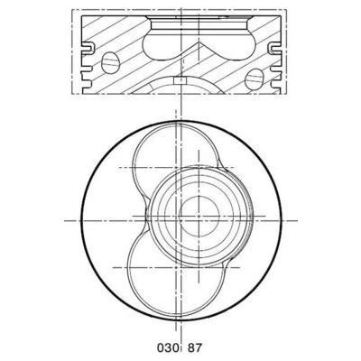 Imagem de Pistão MAHLE 030 87 02